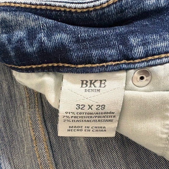 BKE Payton Size 32 Universal Fit Mid Rise Ankle Tall Jeans Medium Wash Western - Picture 6 of 7